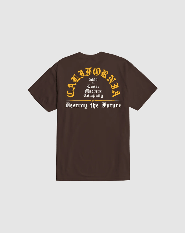 Loser Machine Established V2 Tee - Java Brown - Spin Limit Boardshop