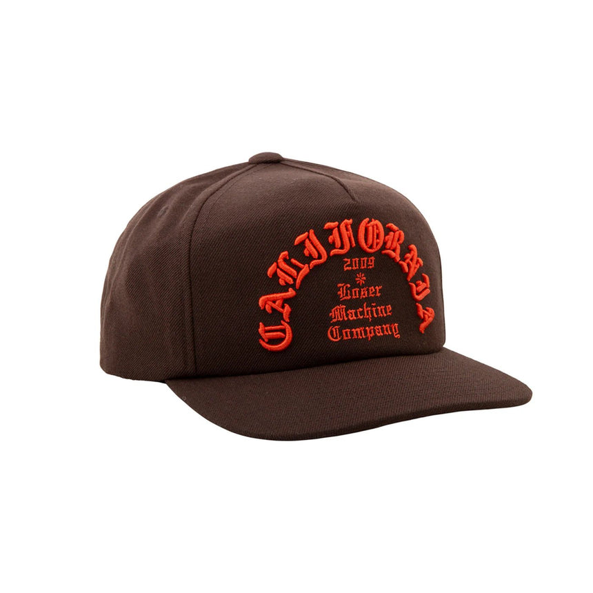 Loser Machine Fanatic Snapback Hat - Brown - Spin Limit Boardshop