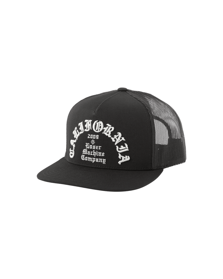 Loser Machine Fanatic Trucker Hat - Black - Spin Limit Boardshop