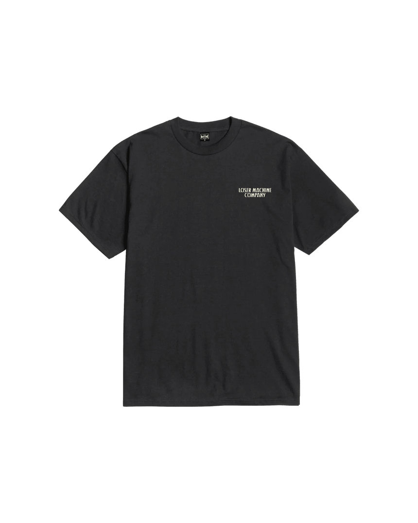 Loser Machine Friends & Enemies Tee - Black - Spin Limit Boardshop