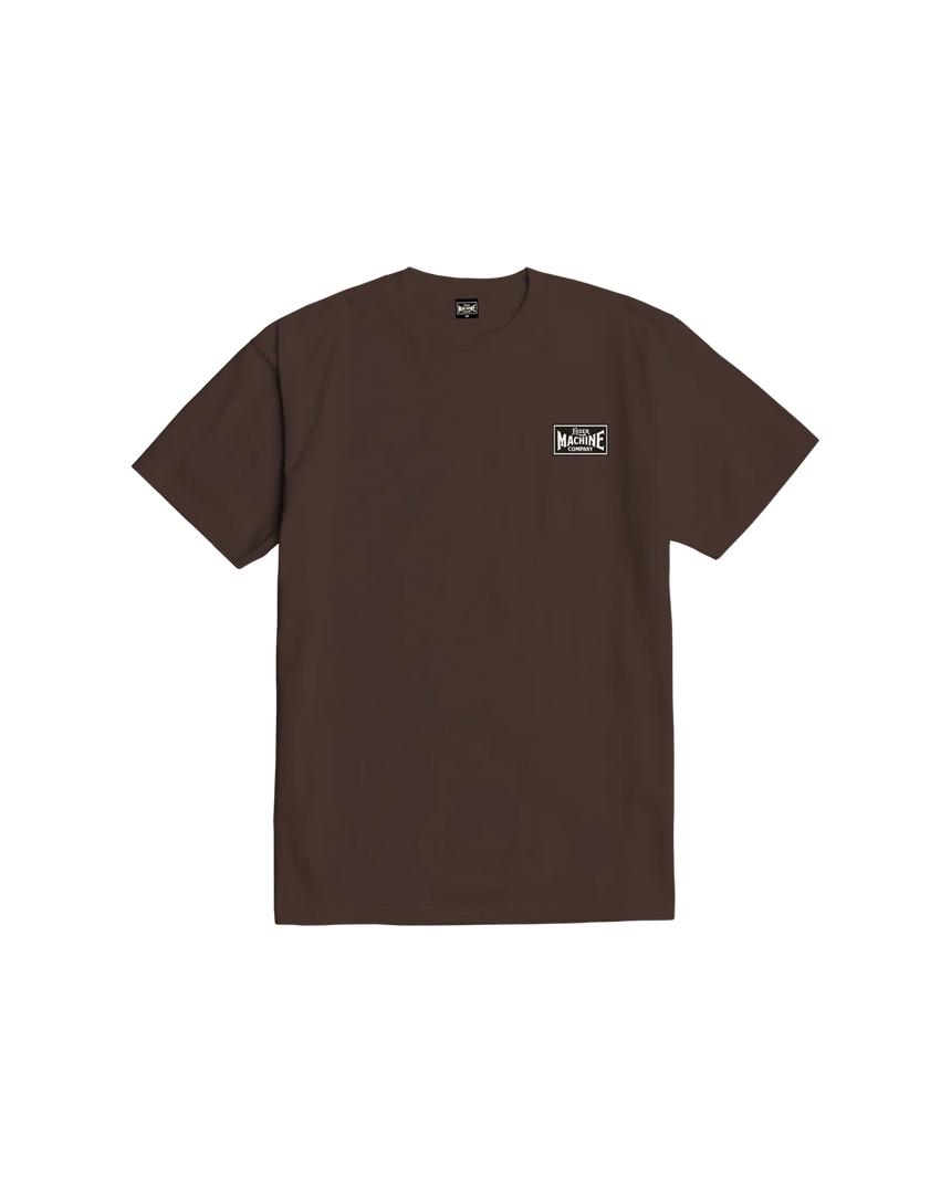Loser Machine Good Luck Fingers Tee - Java Brown - Spin Limit Boardshop
