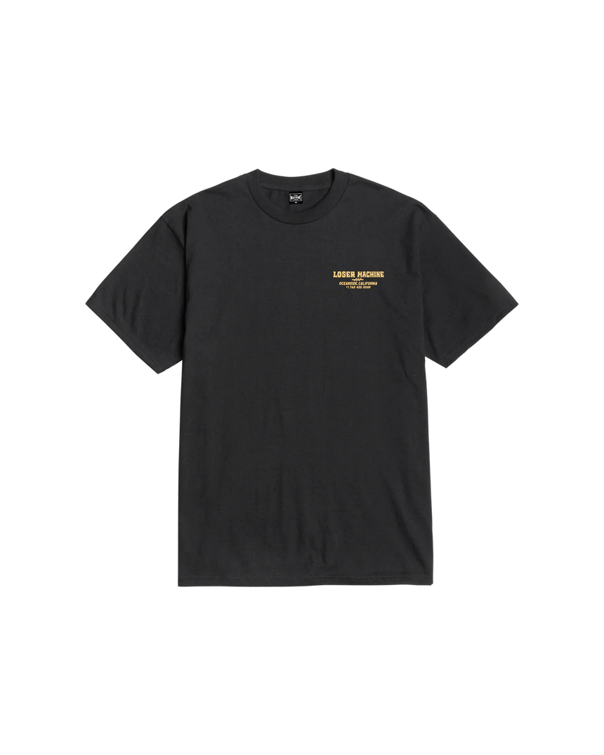 Loser Machine Good Odds Tee - Black - Spin Limit Boardshop