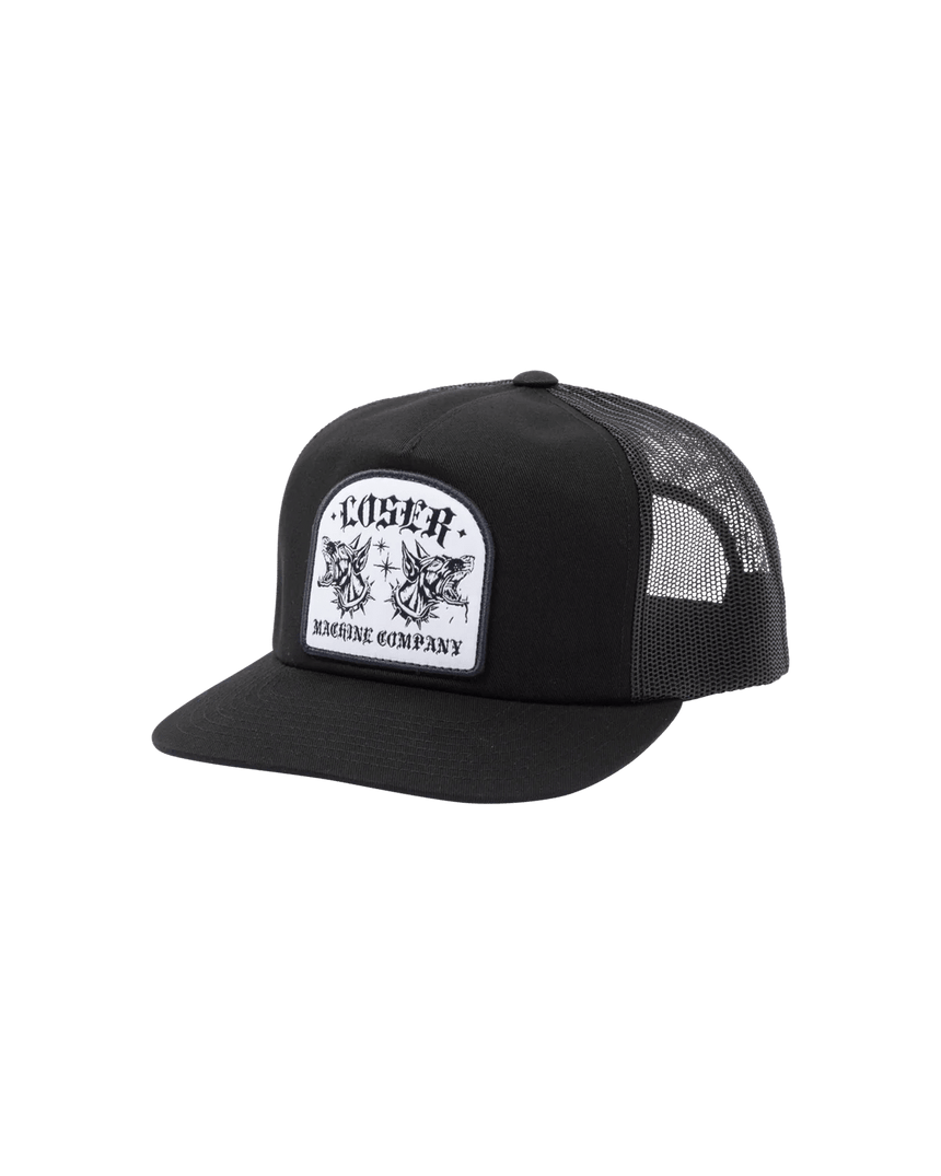 Loser Machine Guard Duty Trucker Hat - Black - Spin Limit Boardshop