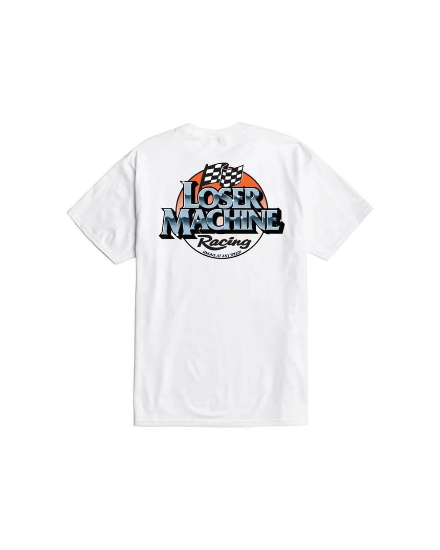 Loser Machine Hot Foot Tee - White - Spin Limit Boardshop
