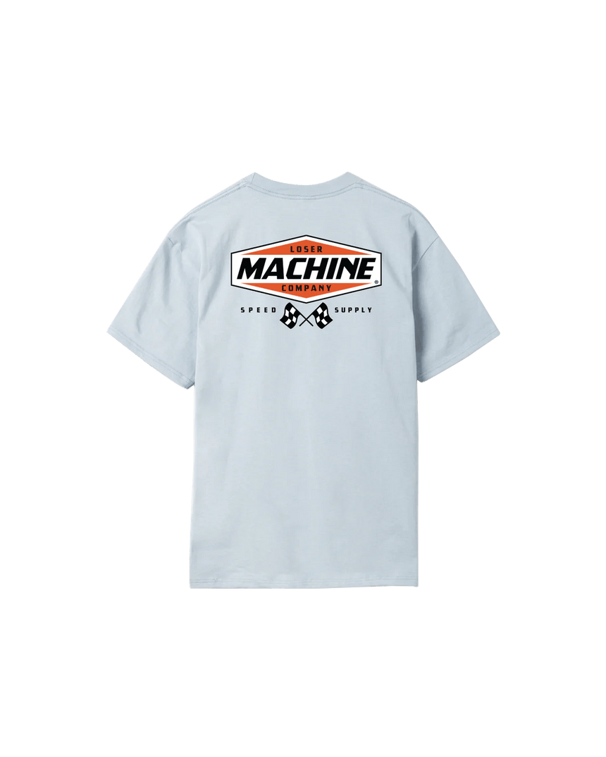 Loser Machine Overdrive Tee - Light Blue - Spin Limit Boardshop