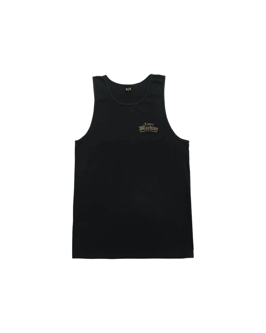 Loser Machine Rose Bush Tanktop - Black - Spin Limit Boardshop
