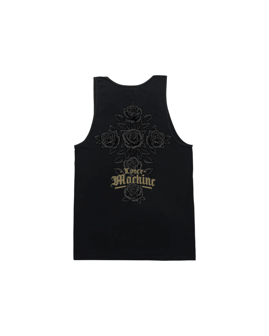 Loser Machine Rose Bush Tanktop - Black - Spin Limit Boardshop