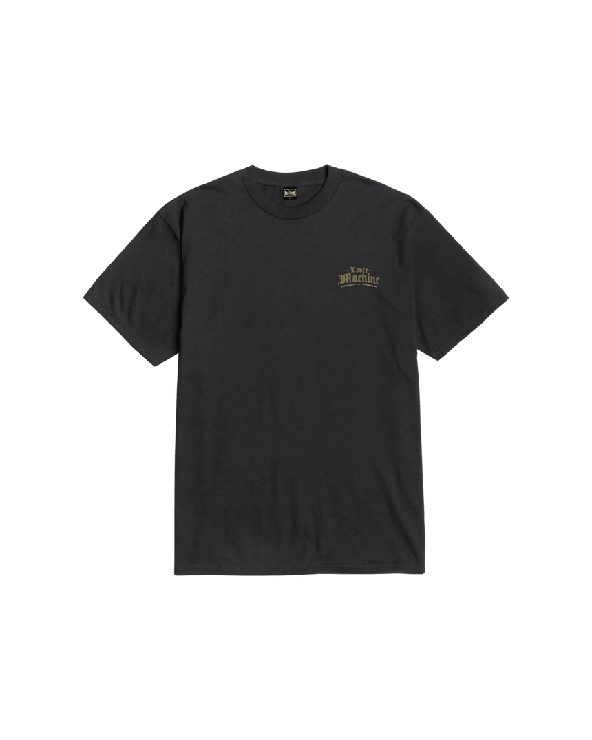 Loser Machine Rose Bush Tee - Black - Spin Limit Boardshop