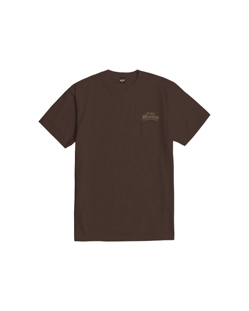 Loser Machine Rose Bush Tee - Java Brown - Spin Limit Boardshop