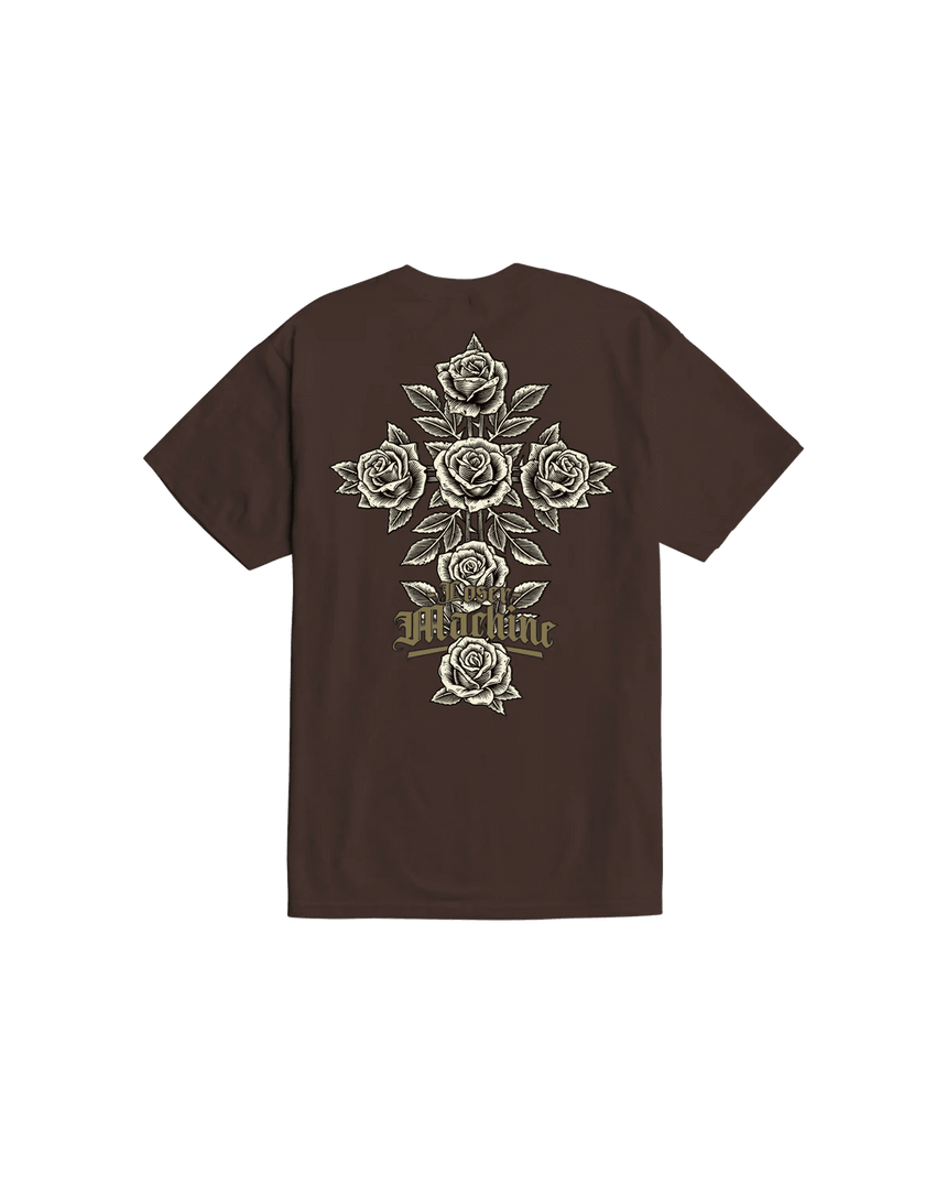 Loser Machine Rose Bush Tee - Java Brown - Spin Limit Boardshop