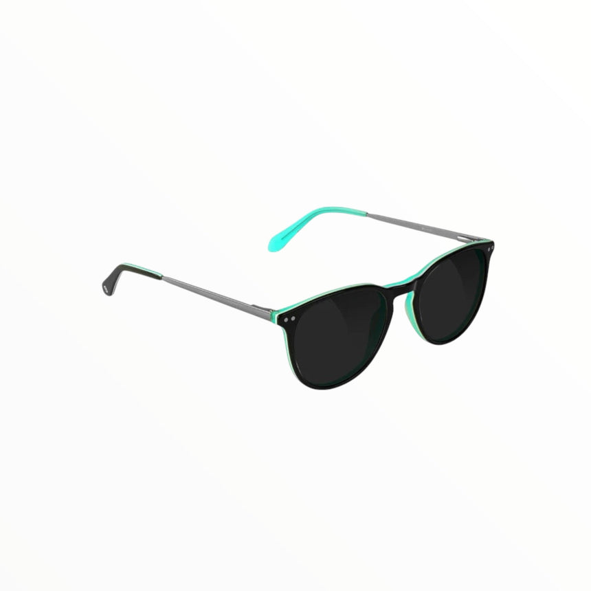 Lunette Glassy Bennett Plus - Black\Tiffany Teal - Spin Limit Boardshop