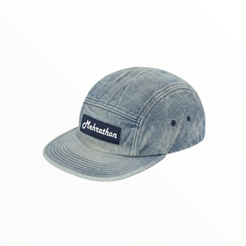 Mehrathon 5 Panel Washed Denim Cap - Spin Limit Boardshop