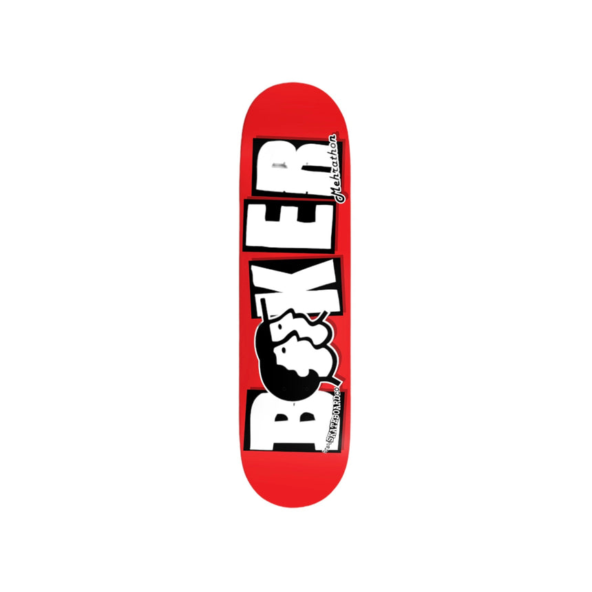 Mehrathon X Baker Brand Logo OG Board - Red - Spin Limit Boardshop