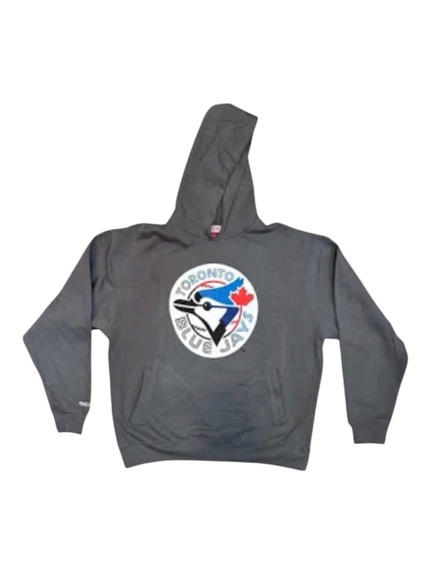 Mitchell & Ness Blue Jays Hoodie - Charcoal - Spin Limit Boardshop