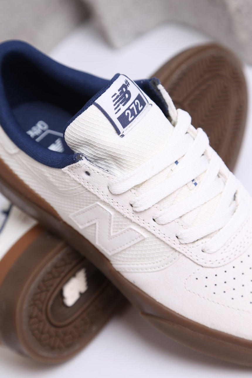 New Balance Numeric 272 - White Brown - Spin Limit Boardshop