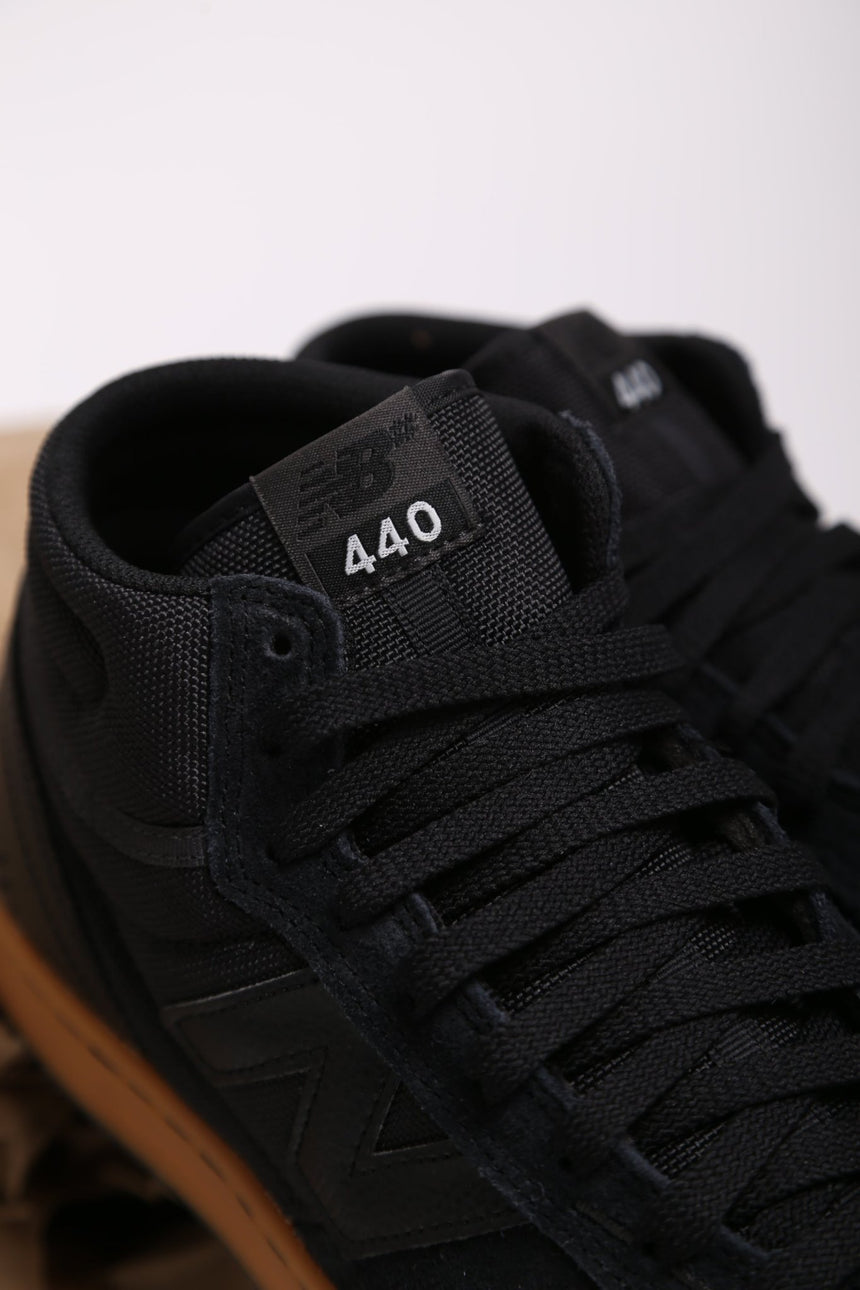New Balance Numeric 440 High - Black Gum - Spin Limit Boardshop