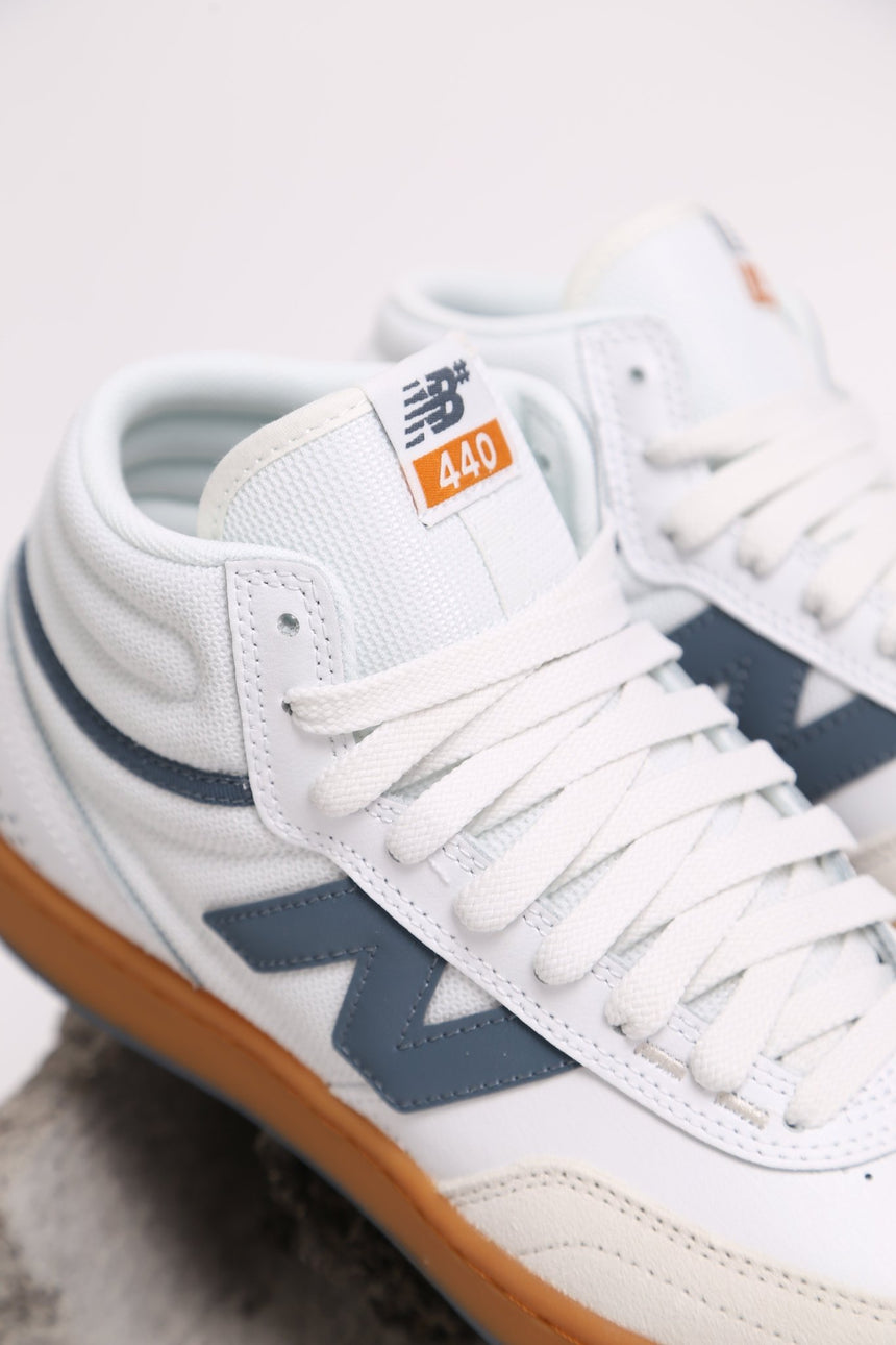 New Balance Numeric 440V2 HJC High - White Blue - Spin Limit Boardshop