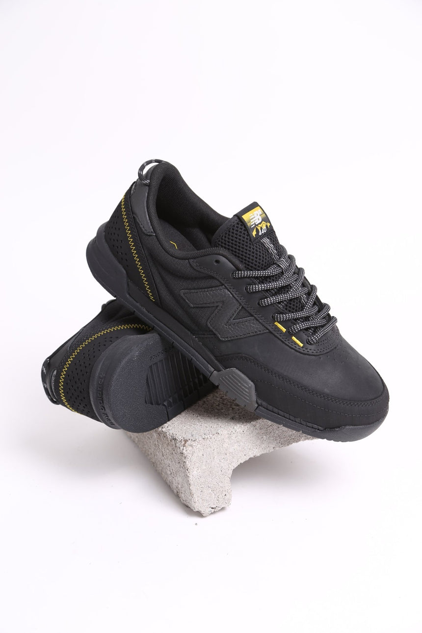 New Balance Numeric 440WV2 Low - Black Yellow - Spin Limit Boardshop