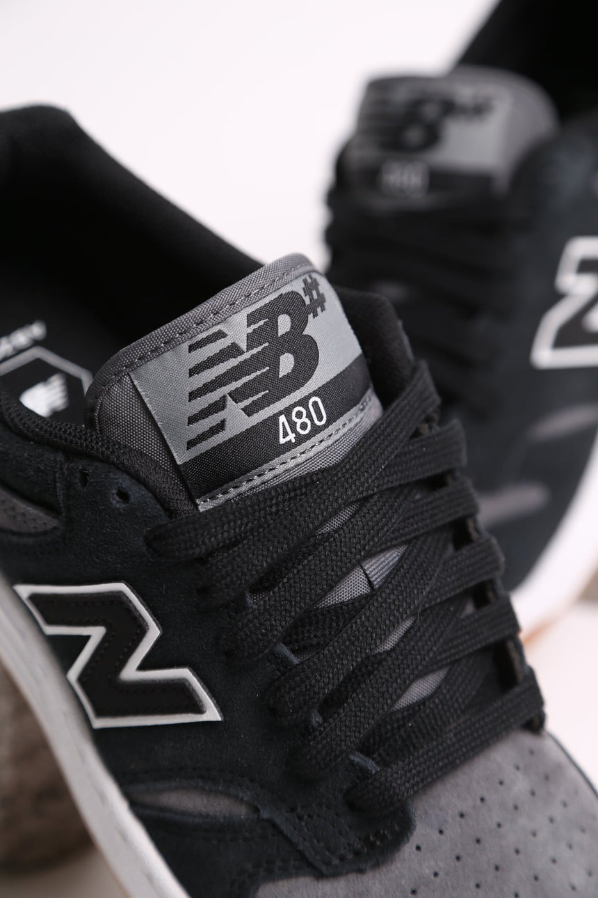 New Balance Numeric 480 - Black Grey - Spin Limit Boardshop