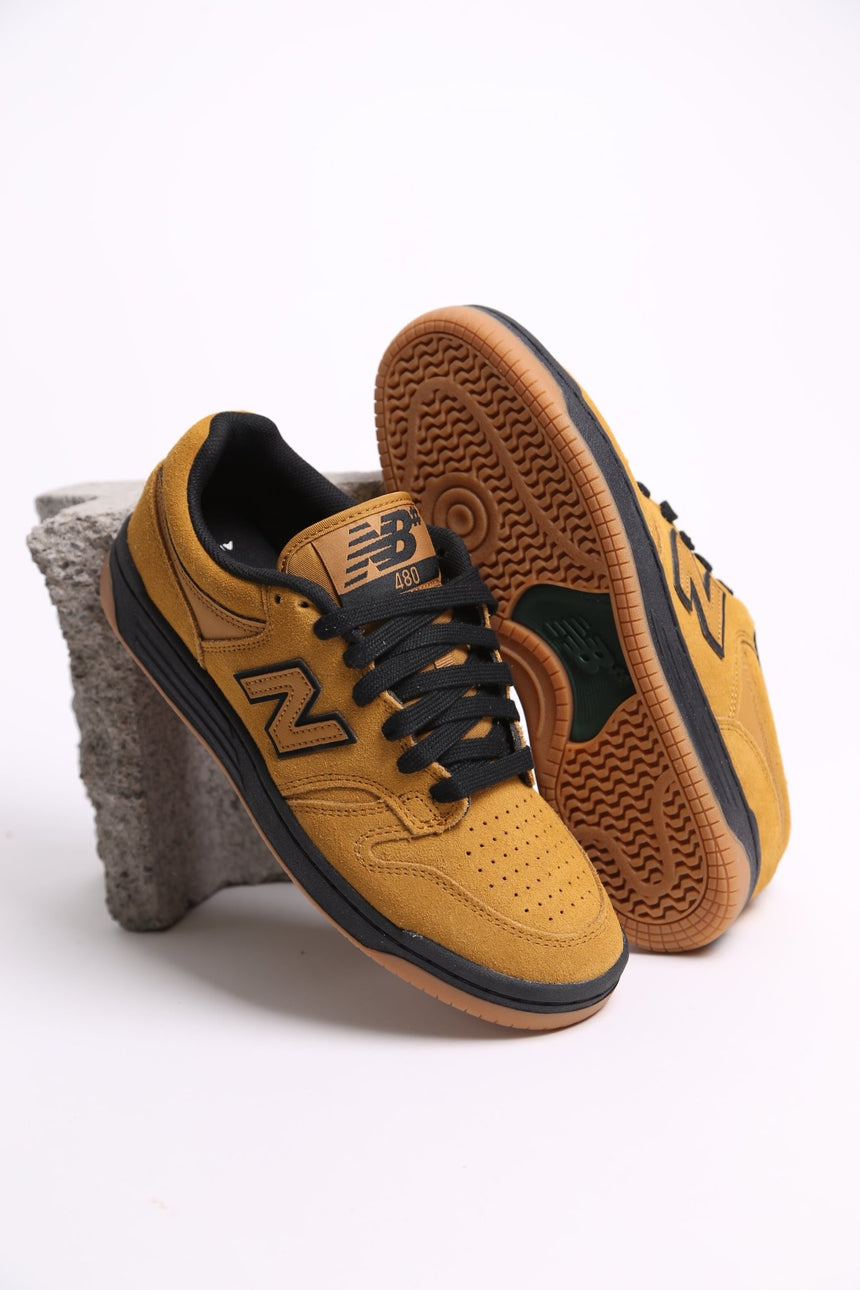 New Balance Numeric 480 - Wheat Brown - Spin Limit Boardshop