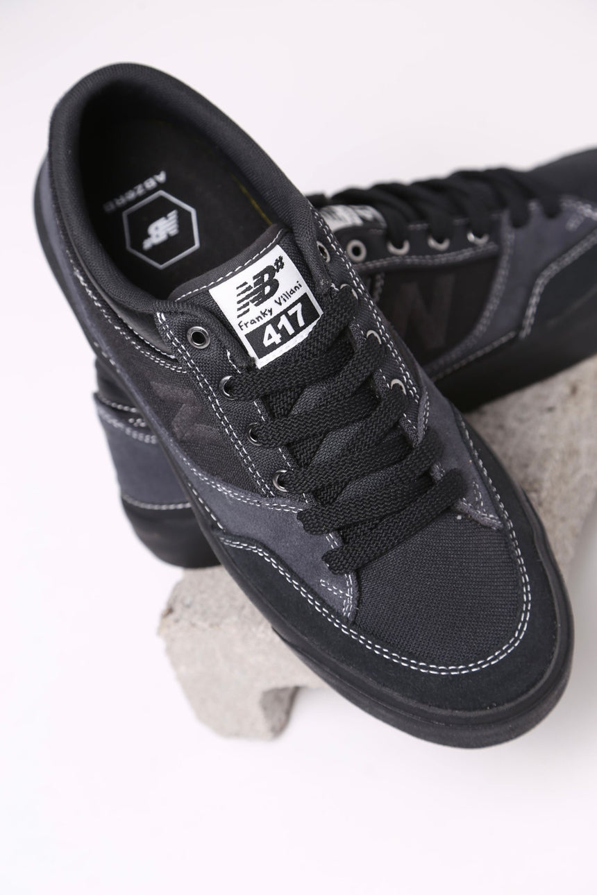 New Balance Numeric Franky Villani 417 - Black Charcoal White - Spin Limit Boardshop