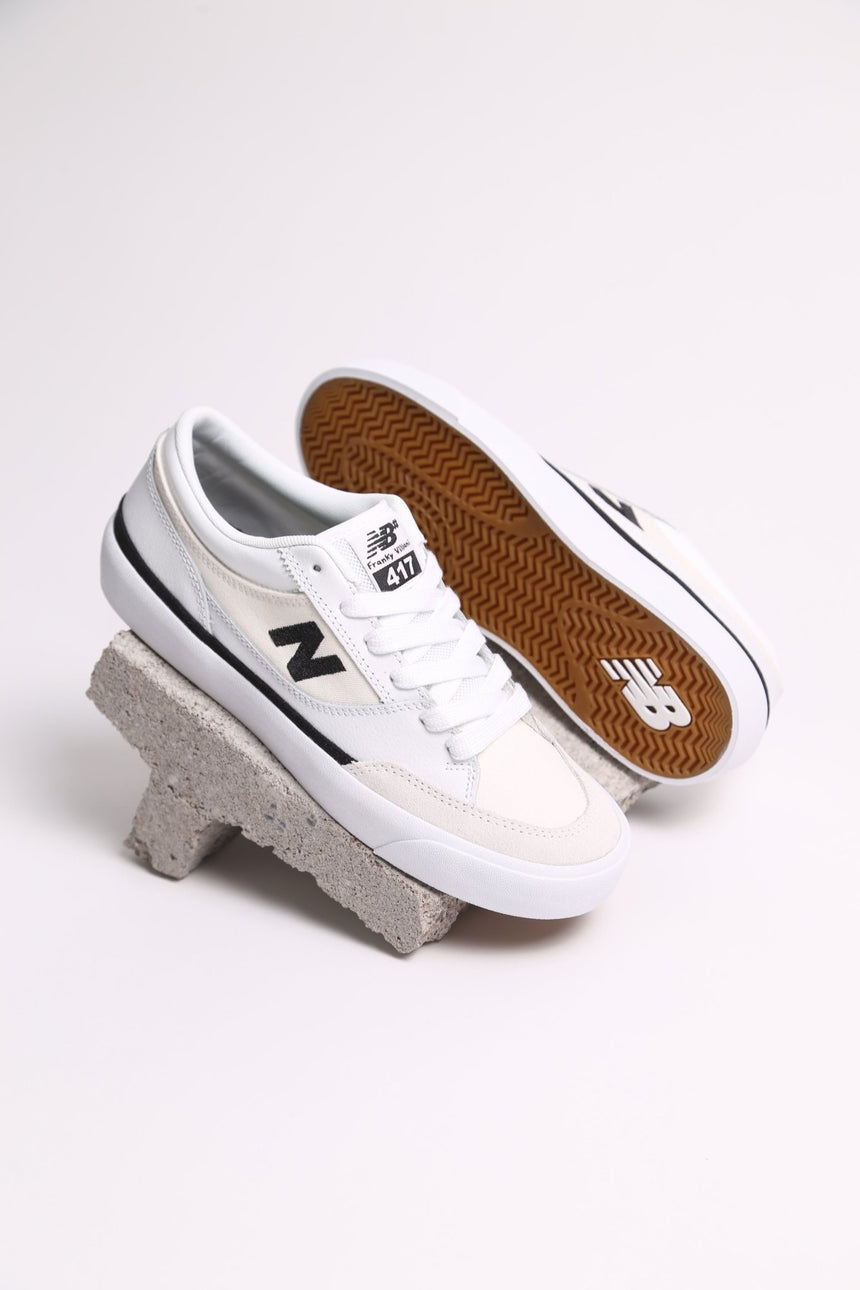 New Balance Numeric Franky Villani 417 LWW - white Black - Spin Limit Boardshop