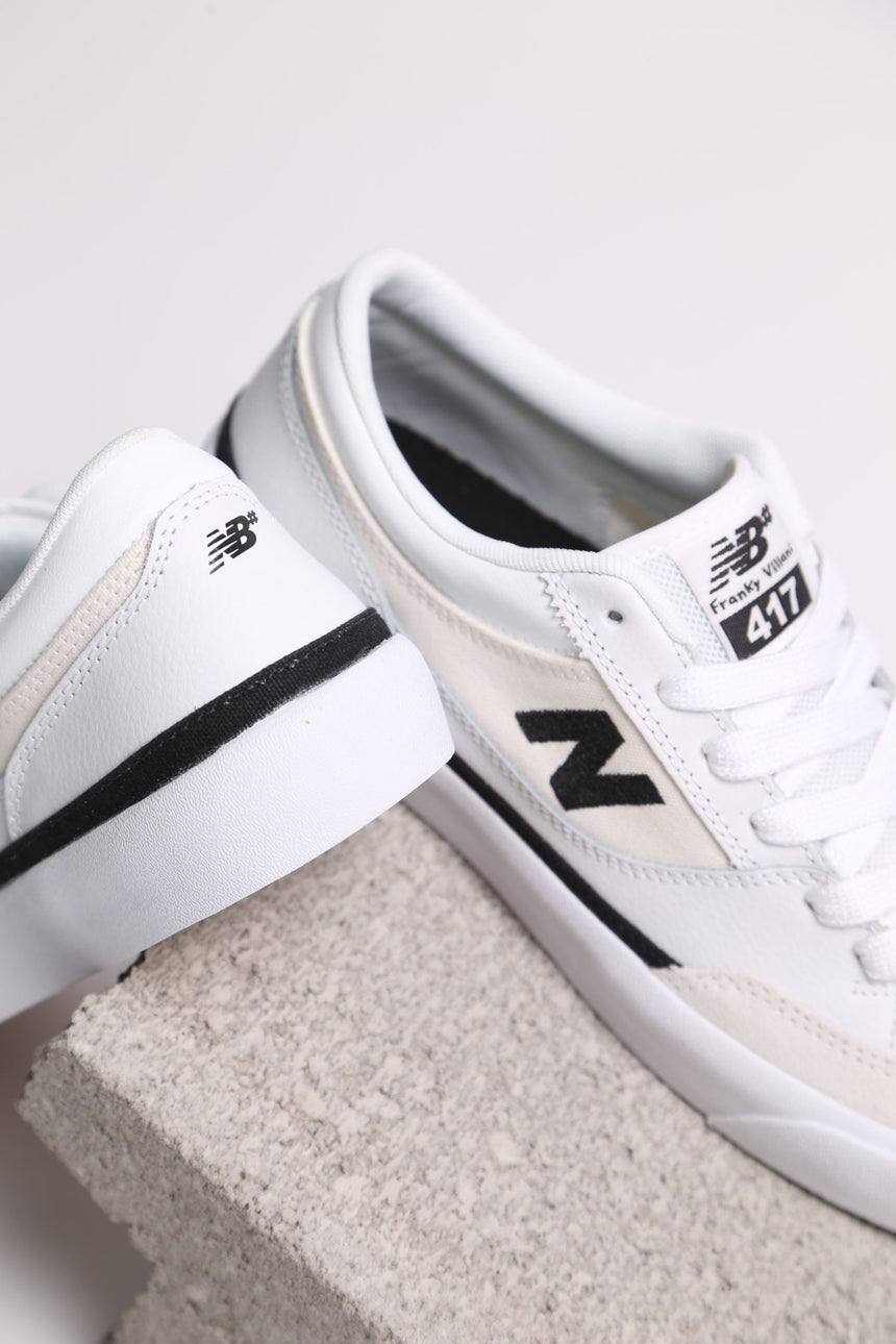 New Balance Numeric Franky Villani 417 LWW - white Black - Spin Limit Boardshop