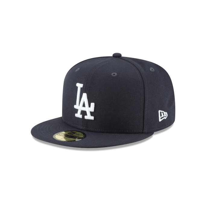New Era Cap 59Fifty Fitted - MLB Dodgers Navy White - Spin Limit Boardshop