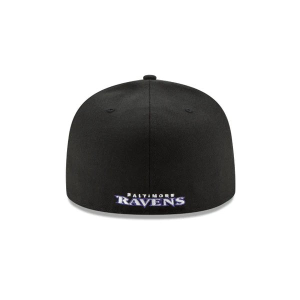 New Era Cap 59Fifty Fitted - NFL Baltimor Ravens Black - Spin Limit Boardshop