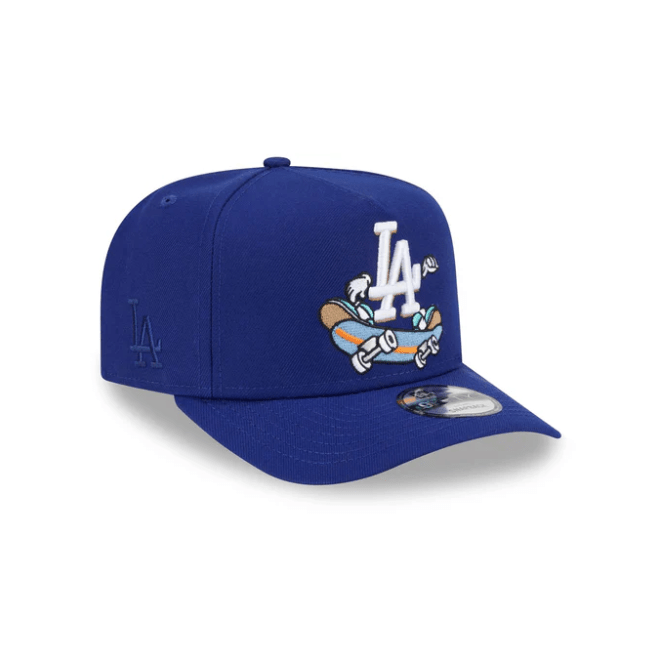 New Era Cap 9Fifty A - Frame Snapback - MLB Cartoon Los Angeles Dodgers - Spin Limit Boardshop