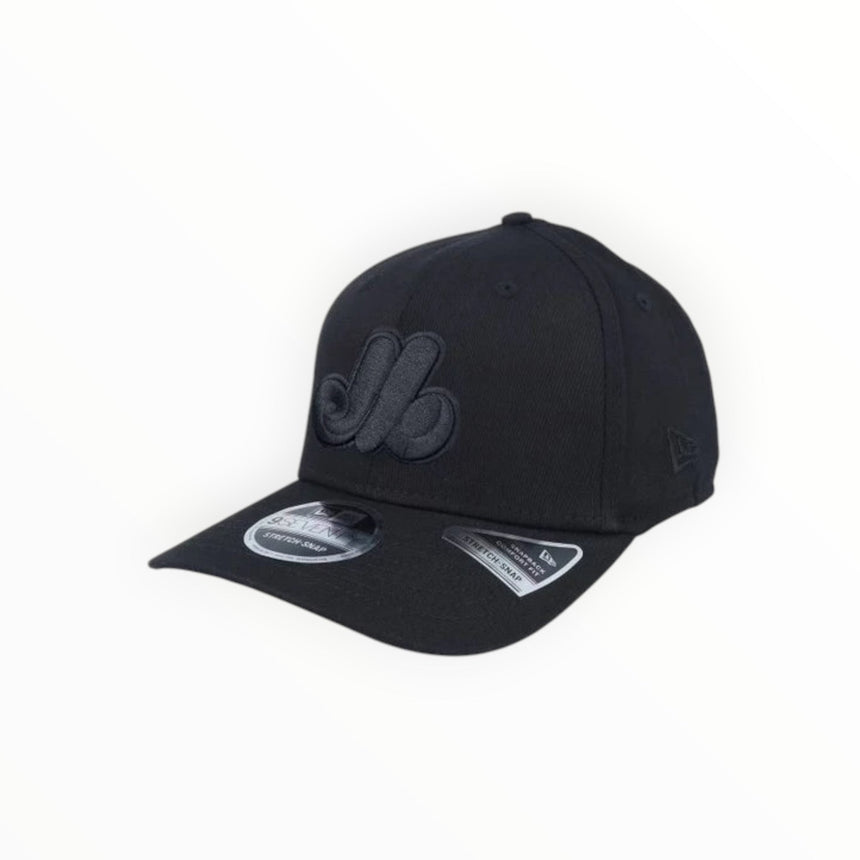 New Era MLB Montreal Expo 970 Stretch Snap - Black Black - Spin Limit Boardshop