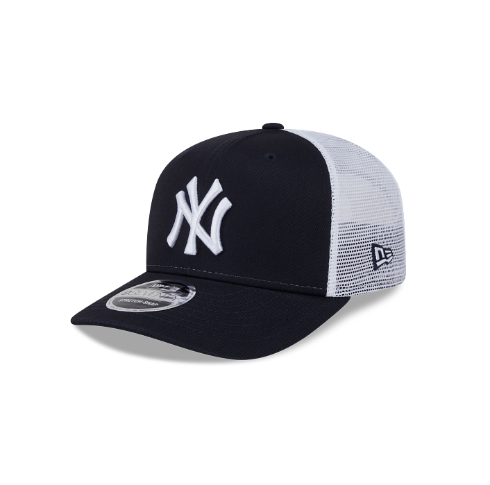New Era MLB New York 970 Stretch Snap - Navy Mesh White - Spin Limit Boardshop