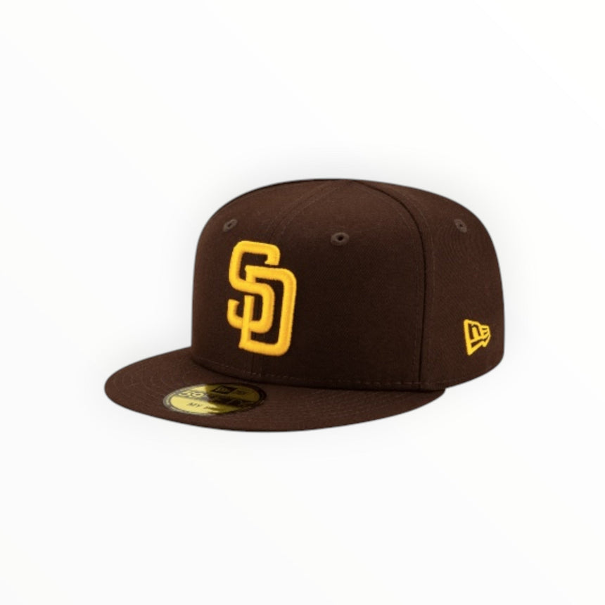 New Era MLB San Diego Padres 59Fifty Low Profile Fitted - Brown - Spin Limit Boardshop