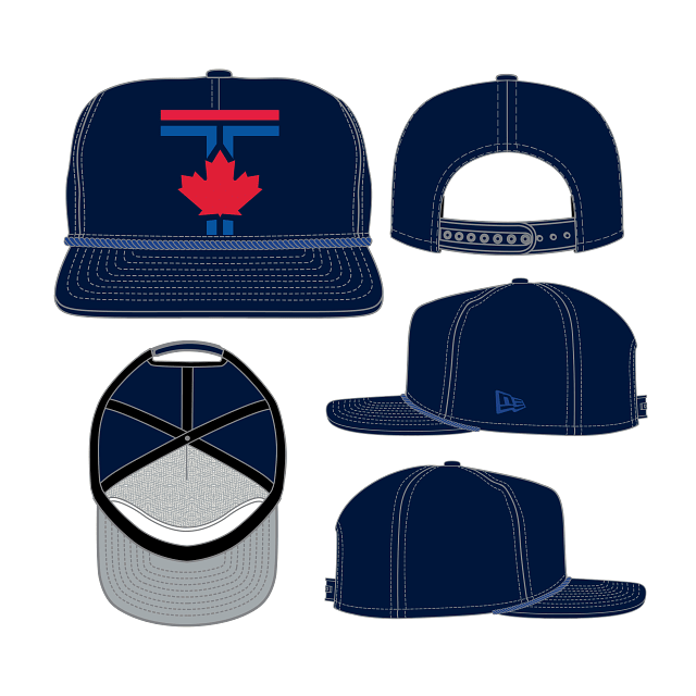 New Era MLB Toronto Blue Jays The Golfer Snapback - Navy - Spin Limit Boardshop