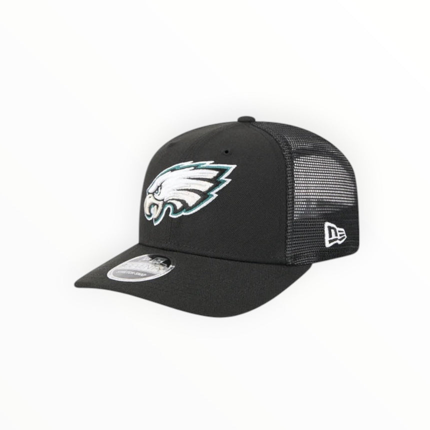 New Era NFL Philadelphia Eagles 970 Stretch Snap Trucker - Black - Spin Limit Boardshop