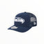 New Era NFL Seatle Seahawk 970 Stretch Snap Trucker - Navy - Spin Limit Boardshop