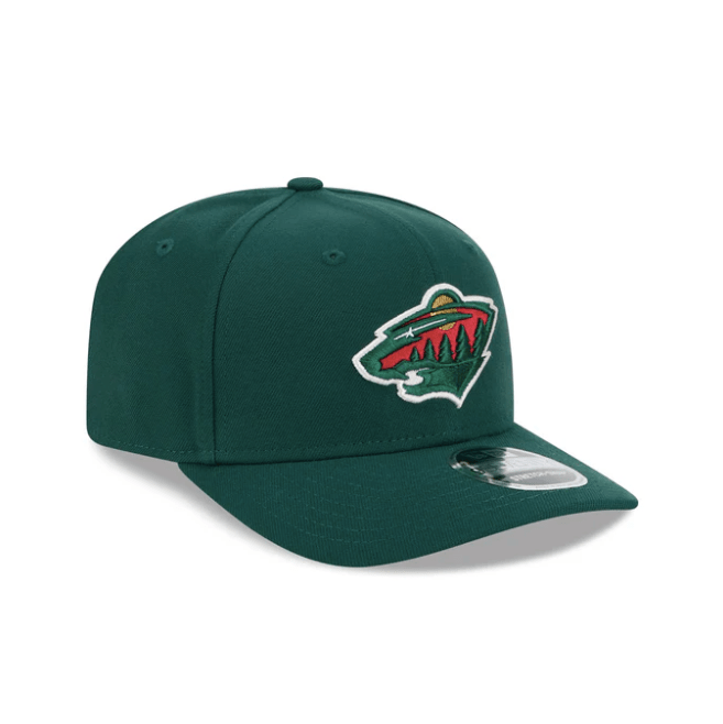 New Era NHL Minnesota Wild Cats 970 Stretch Snap - Green - Spin Limit Boardshop