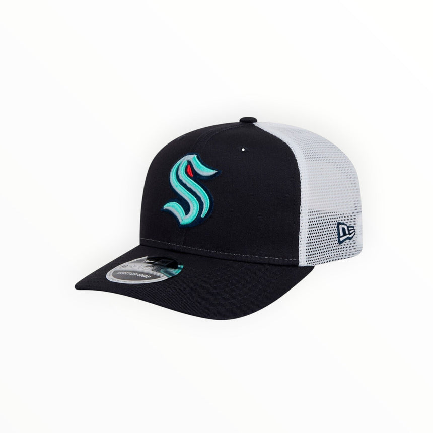 New Era NHL Seattle Kraken 970 Stretch Snap - Navy White - Spin Limit Boardshop