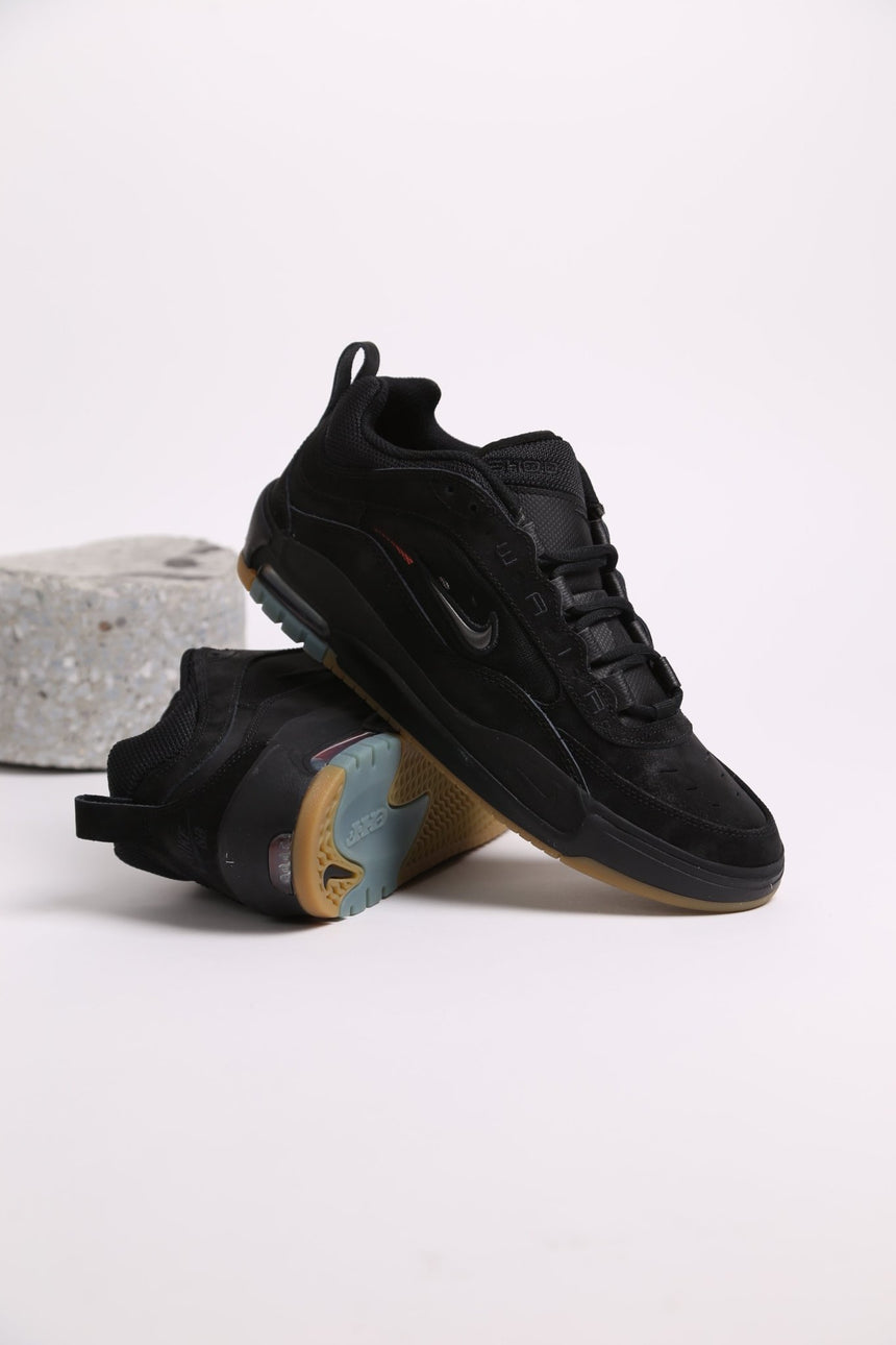 Nike Air Max Ishod - All Black Suede - Spin Limit Boardshop