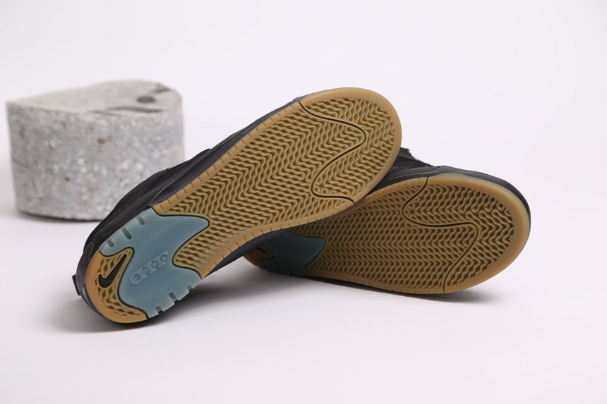 Nike Air Max Ishod - All Black Suede - Spin Limit Boardshop