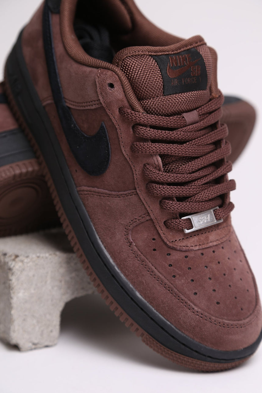 Nike Sb Air Force 1 - Light Chocolate Black - Spin Limit Boardshop