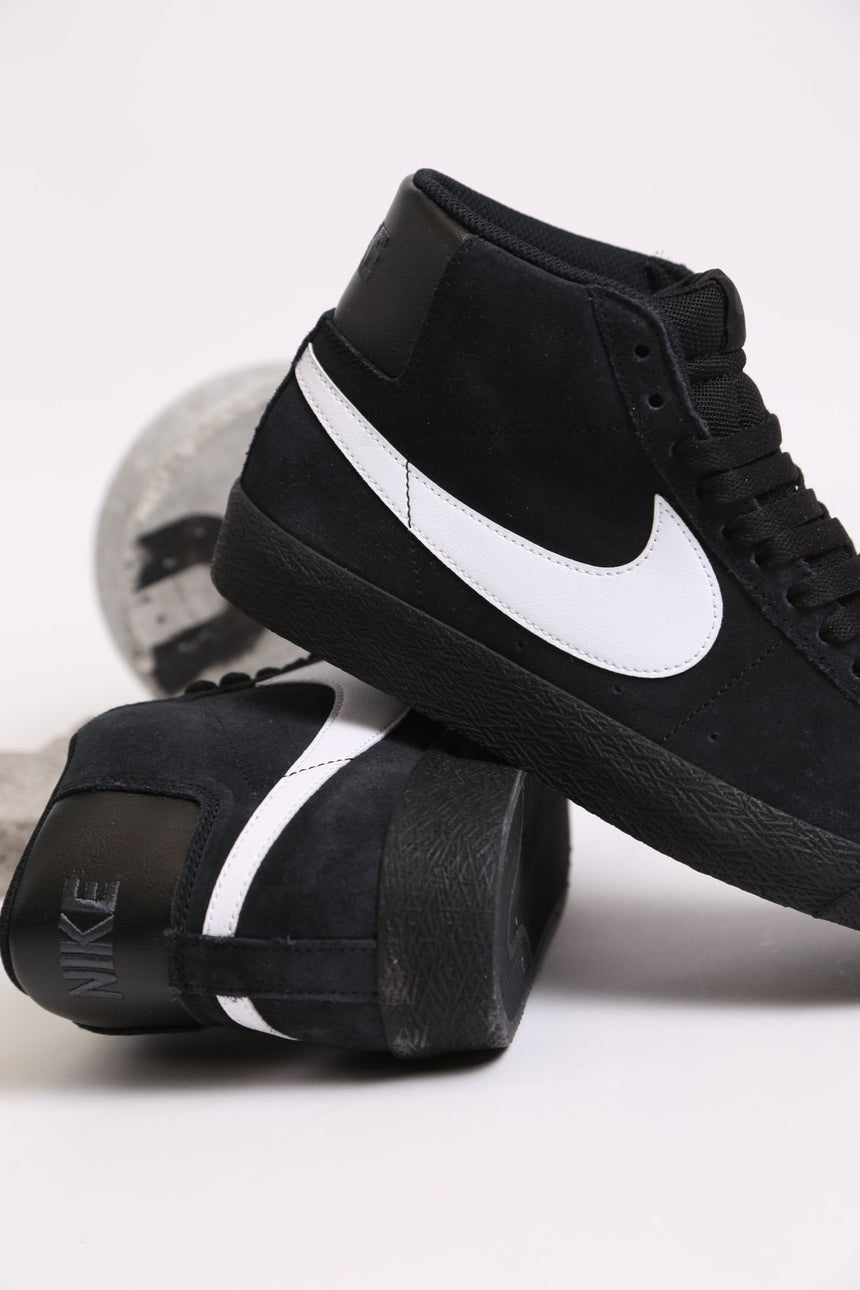 Nike Sb Blazer Mid - Black Suede - Spin Limit Boardshop