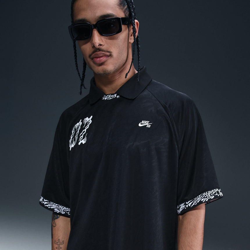 Nike Sb Dri - FIT Jacquard Skate Jersey - Black - Spin Limit Boardshop