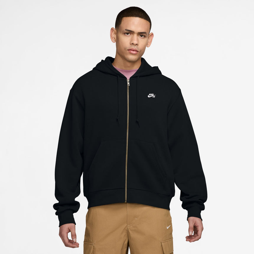 Nike Sb Essentials Logo Fleece Zip Hoodie - Black ( CONFIRM PRIX ) - Spin Limit Boardshop