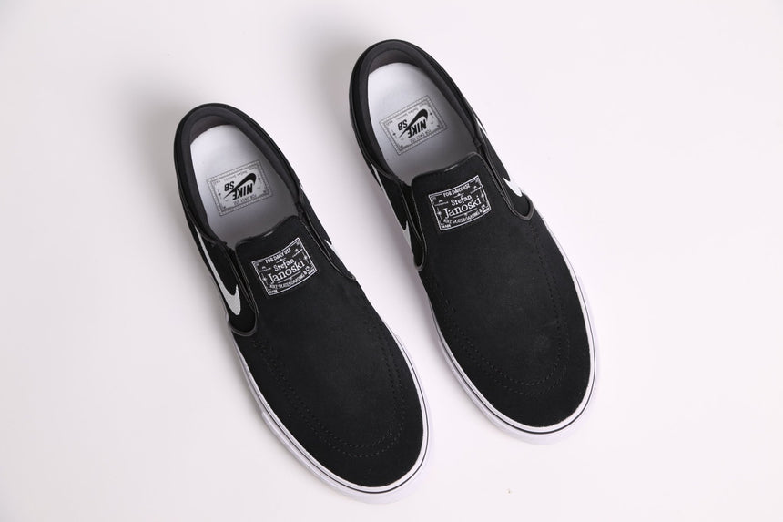 Nike SB Janoski Slip OG + - Black White - Spin Limit Boardshop