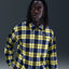 Nike SB Koston Flannel Bottom Up - Navy Yellow - Spin Limit Boardshop