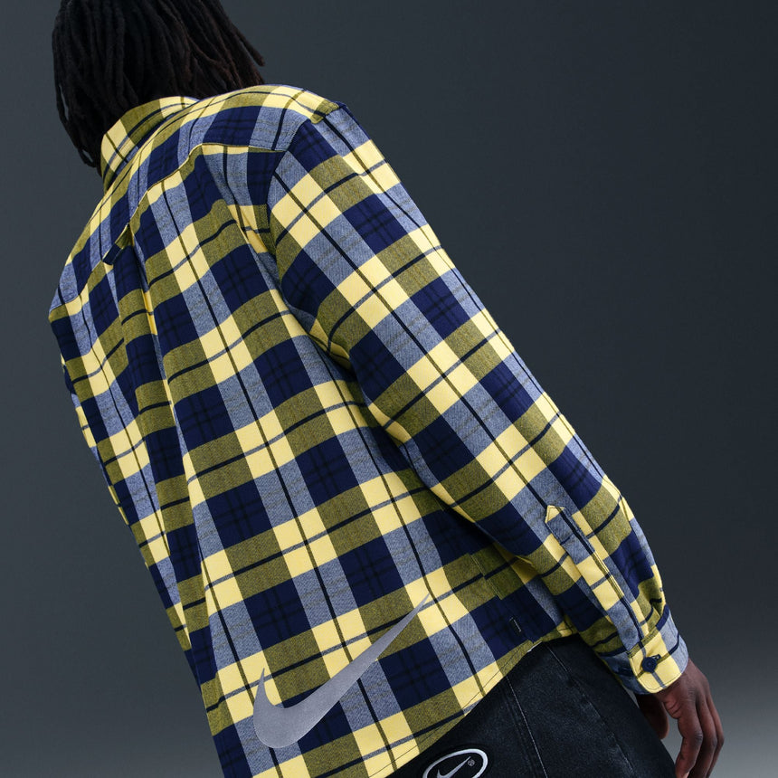 Nike SB Koston Flannel Bottom Up - Navy Yellow - Spin Limit Boardshop