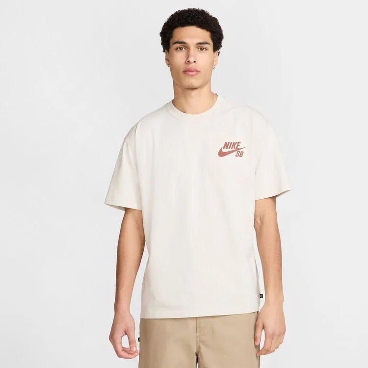 Nike Sb Logo Tee - Light Bone - Spin Limit Boardshop