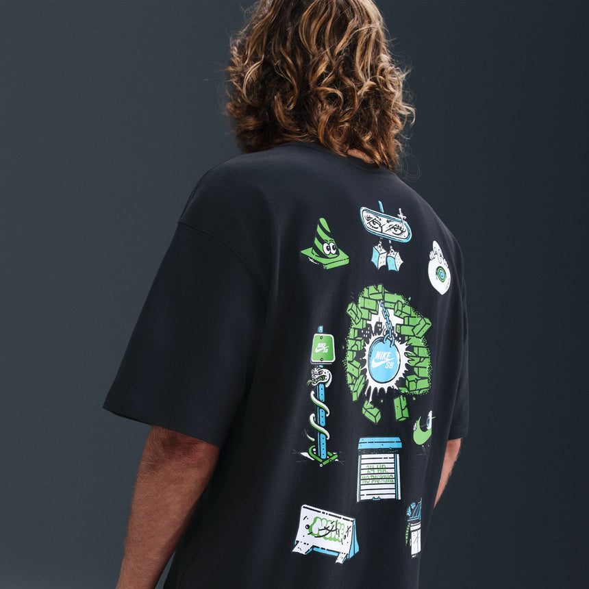 Nike SB M90 Skate Tee - Black - Spin Limit Boardshop