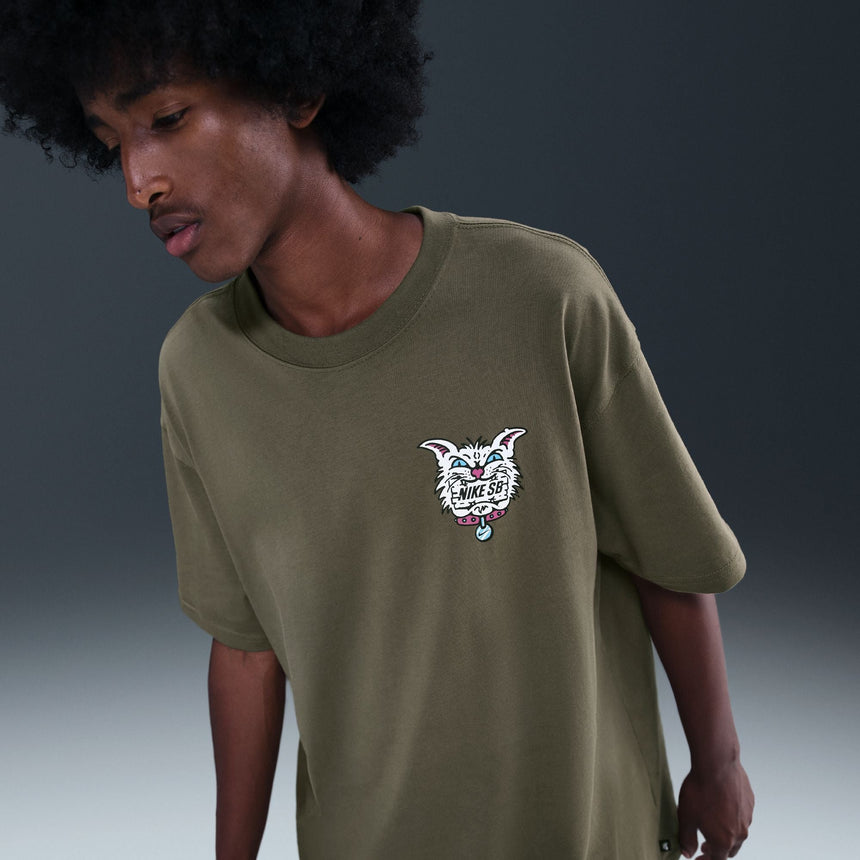 Nike Sb Max 90 Skate Logo Tee - Olive - Spin Limit Boardshop
